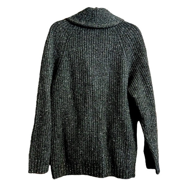 Marine Layer Mens Large Maurice Cardigan “Soot” grey wool alpaca - Picture 3 of 10